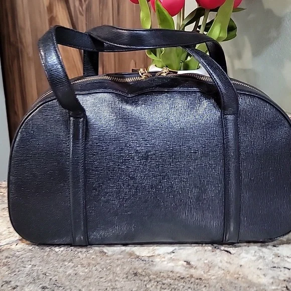 🌵MCM GERMANY Black Leather Satchel Bag - Picture 5 of 11